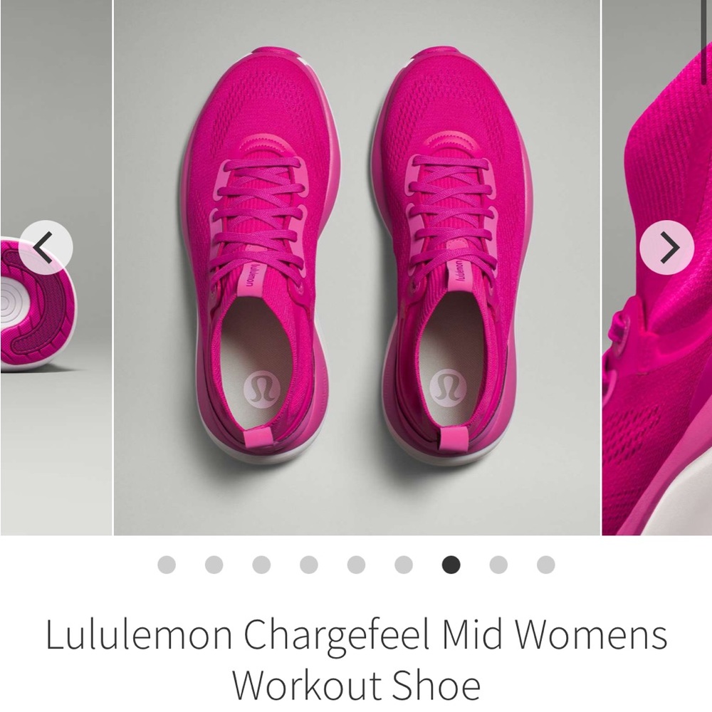 Lululemon Chargefeel Mid Womens Workout Shoe Size 5